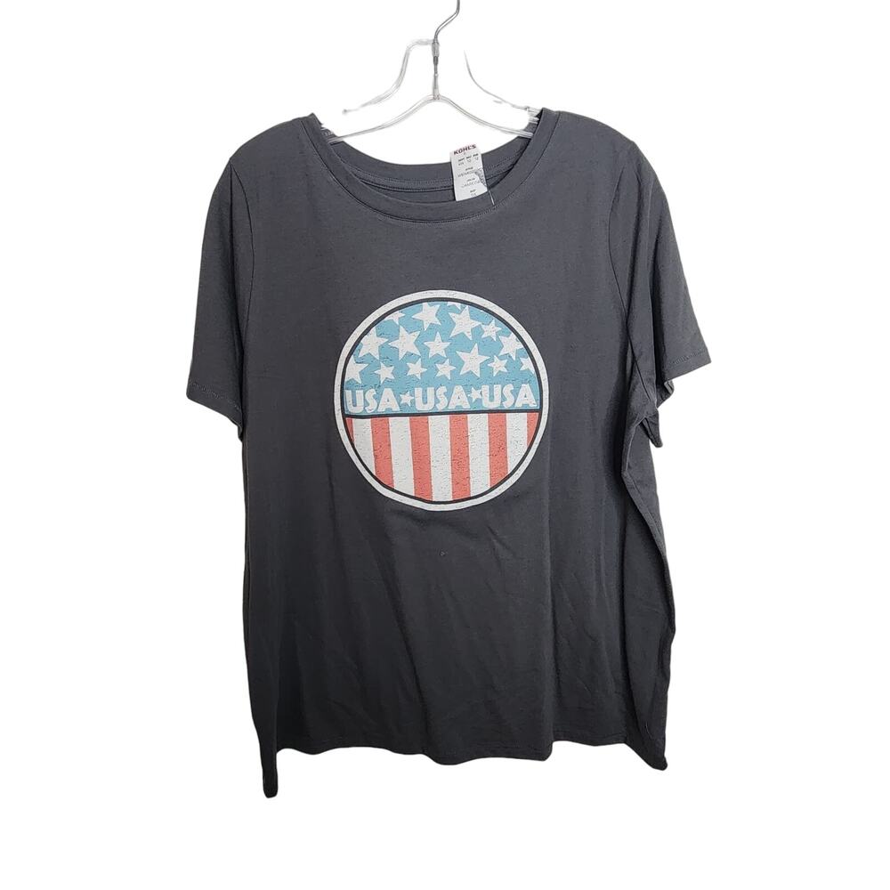 Sonoma Patriotic USA Graphic Tee, NWT, 0X